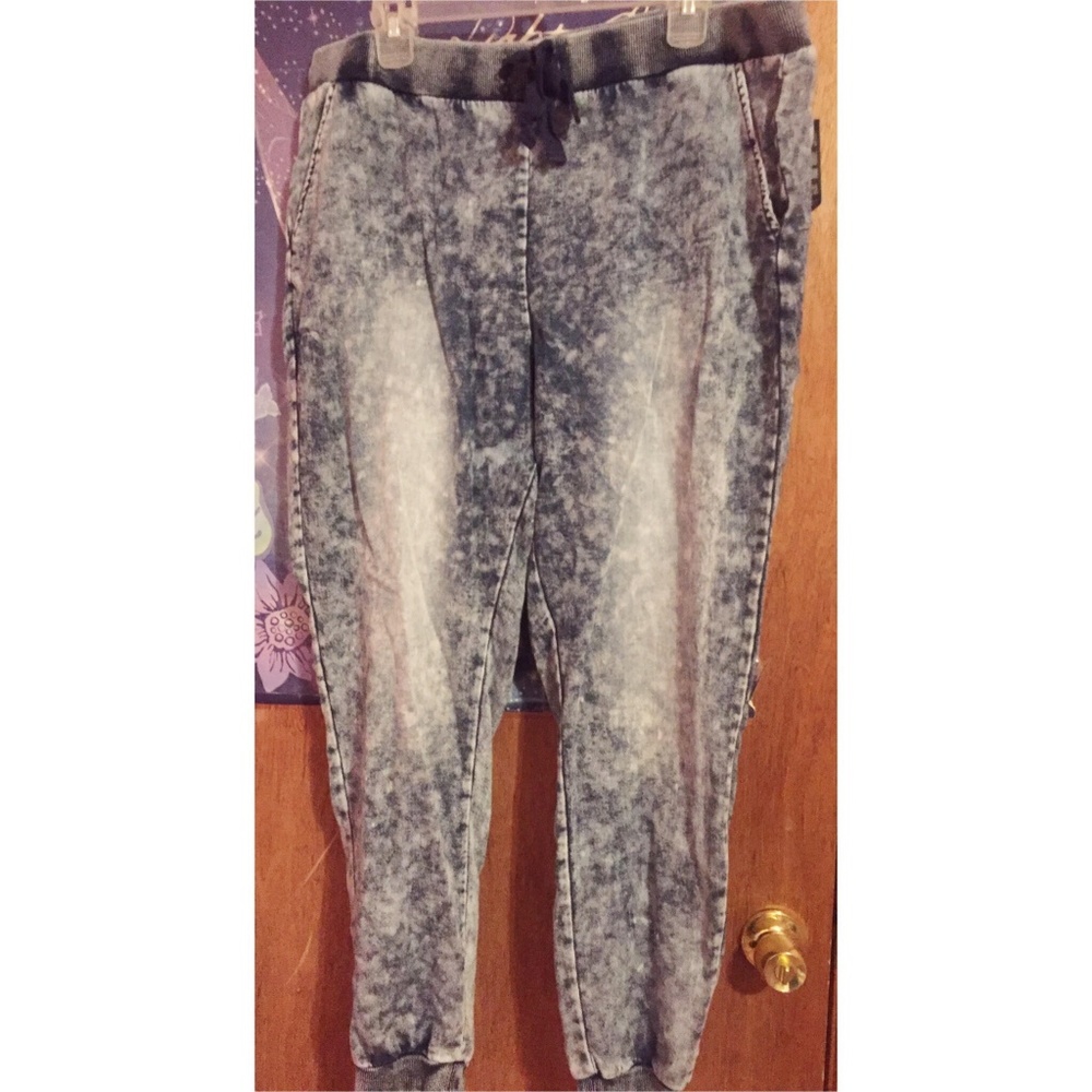 Forever 21 Plus Denim Knit Joggers